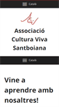 Mobile Screenshot of culturaviva.santboi.net